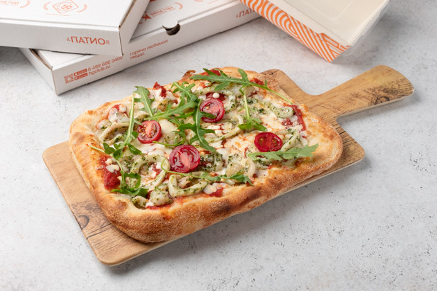 Пиццетта с морепродуктами