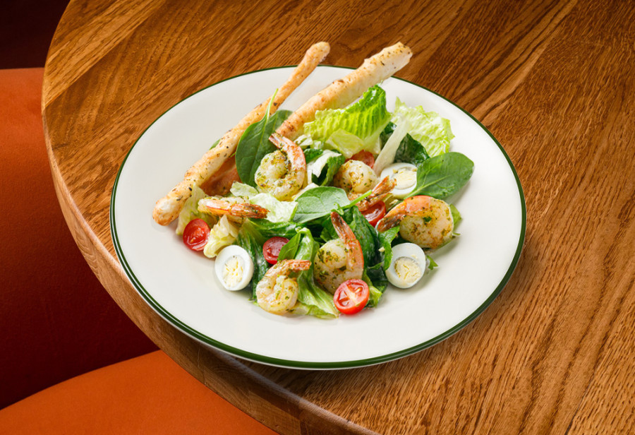 Цезарь с креветками